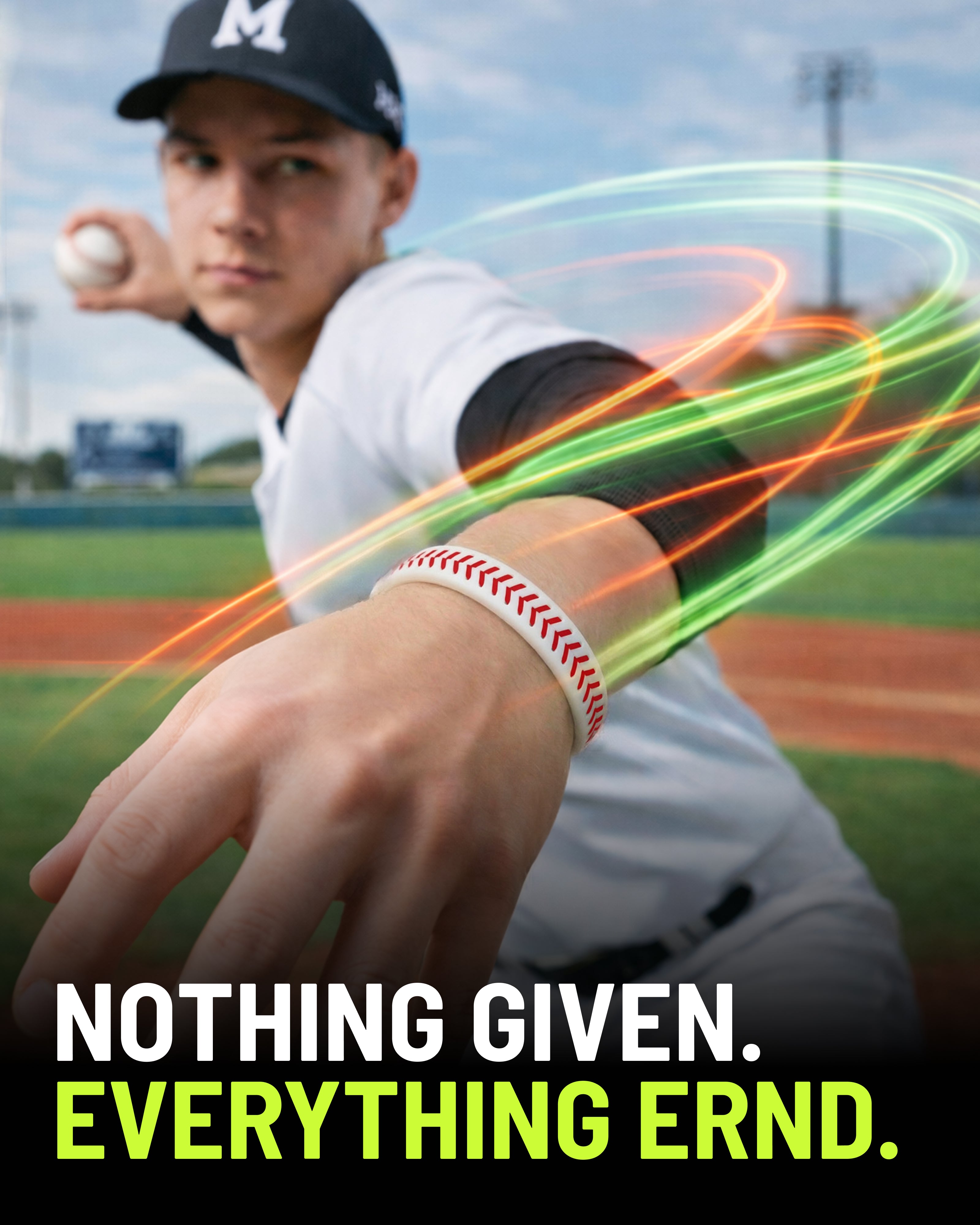 Baseball Silicone Bracelet